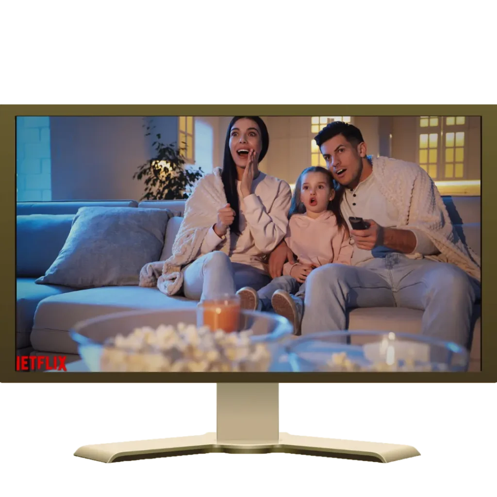 IPTV Smarters Pro som används på smart TV, surfplatta och smartphone med ett modernt och lättnavigerat gränssnitt.