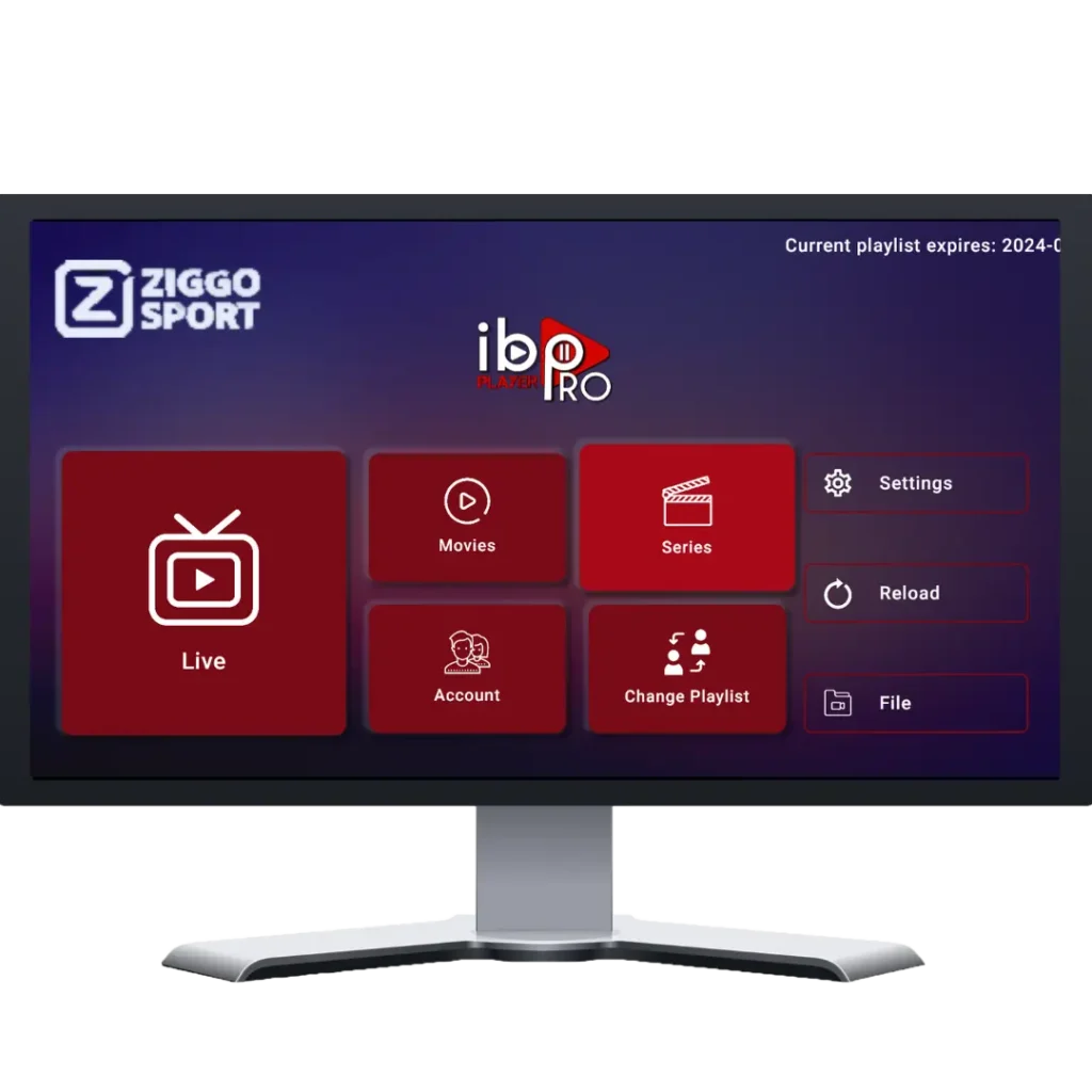 Illustration av IPTV Böter-tjänsten som erbjuder laglig och säker streaming med hög kvalitet.